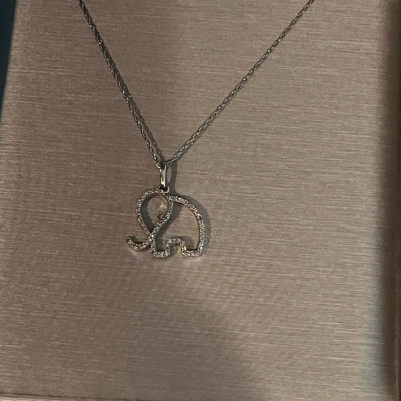 Zales Jewelry Zales Elephant Diamond Necklace Poshmark